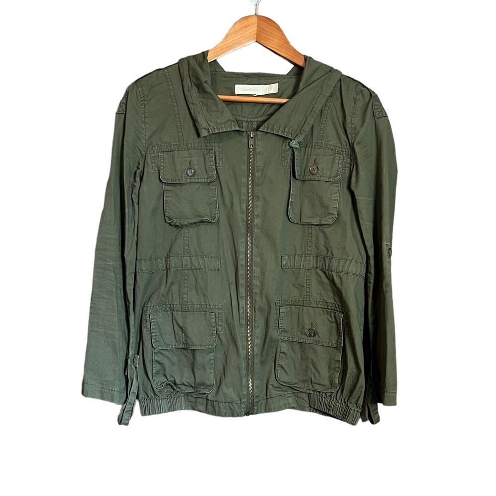 3 for $30! Costa Blanca green cargo coat